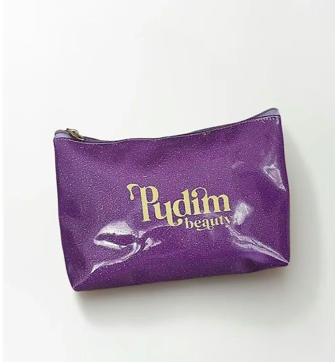 NECESSAIRE VINIL GLITTER - PUDIM BEAUTY
